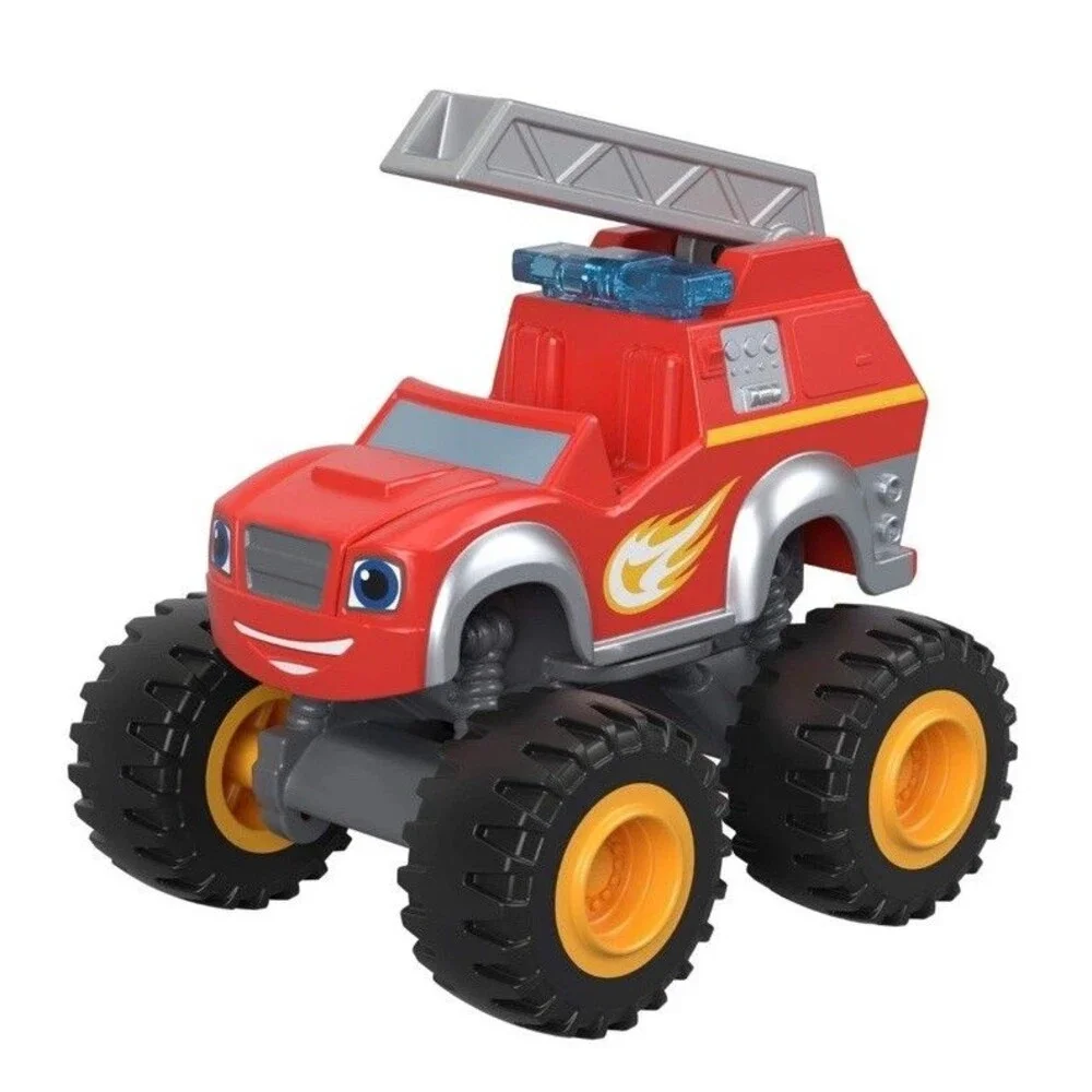 Die Cast Fire Rescue Blaze Vehicle Collectible Monster Truck with Metal Axles